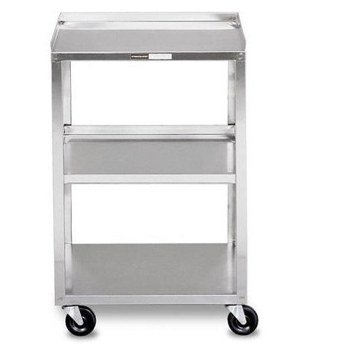 Medical  Stainless Steel Cart Instrument trolley - medical - 3 trays MB 4004
