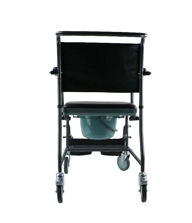 Chaise d'aisance mobile en acier avec roues : MHSCMW