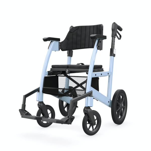 Triumph Prestige All-In-One Rollator & Transport Chair – 2-in-1 Mobility Solution