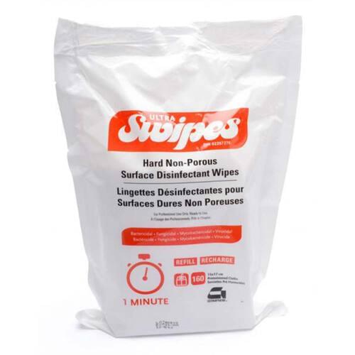Ultra Swipes Hard Surface Disinfectant Towelettes - Premoistened, 160-Refill (expires Sept. 2023)