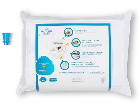 The Water Pillow by Mediflow - Elite Premium Fiber