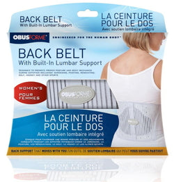 The Obus Forme Back Belt - Female - Medium